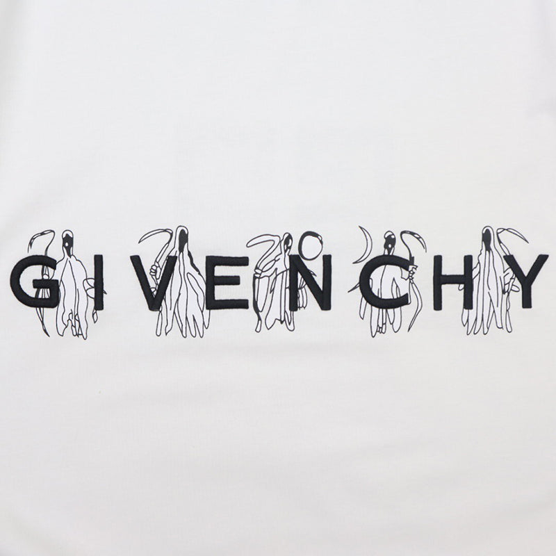 GIVENCHY X Josh Smith Reaper's Print Graphic Tee White