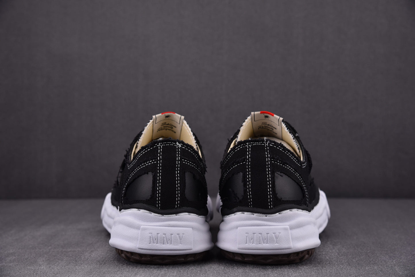 Maison Mihara Yasuiro Baker OG fringed cotton-canvas Black