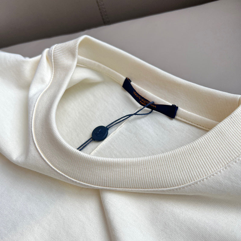 Louis Vuitton Relief Logo Tee White