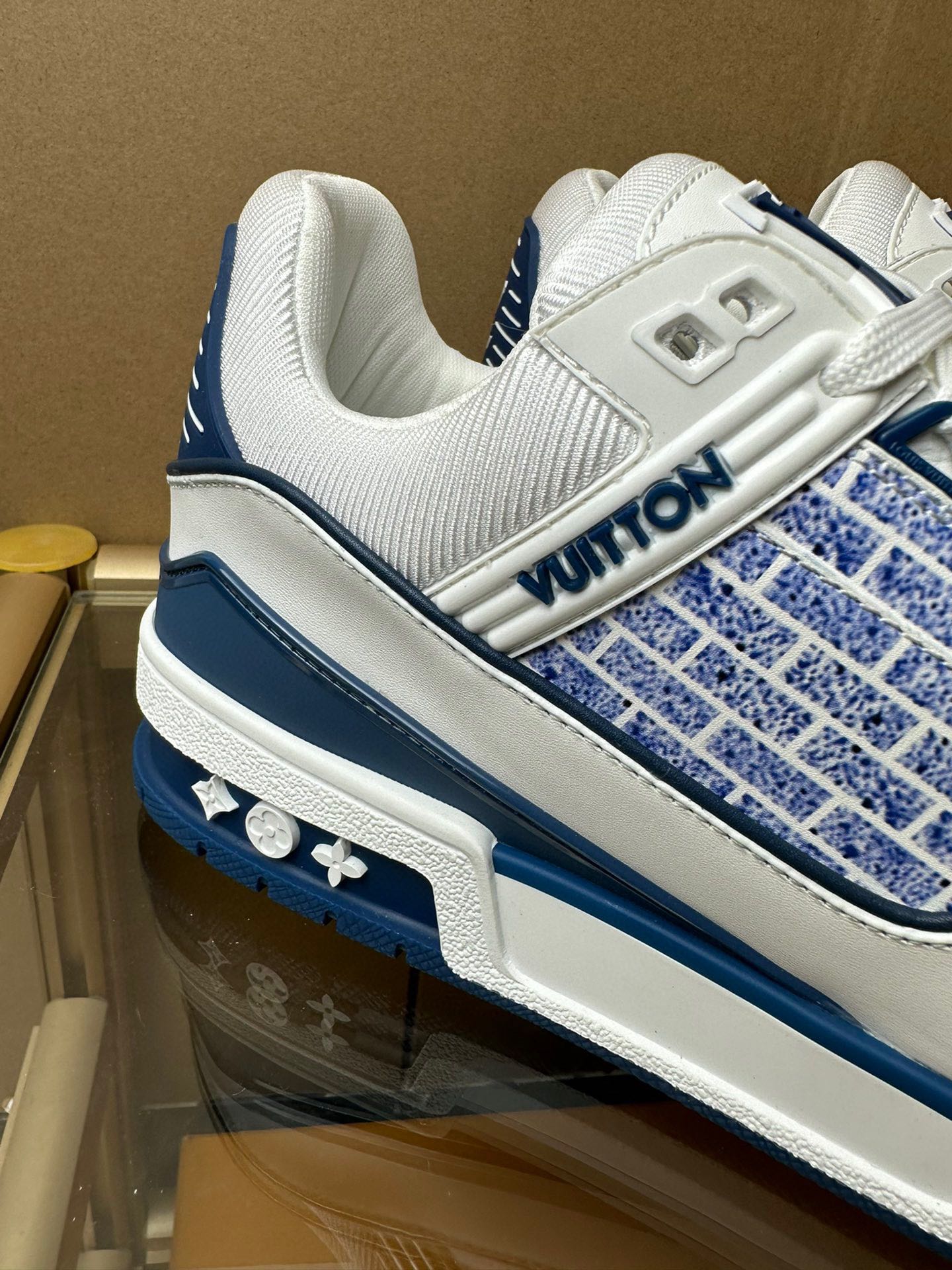 Louis Vuitton LV Trainer Lady Pink White Blue