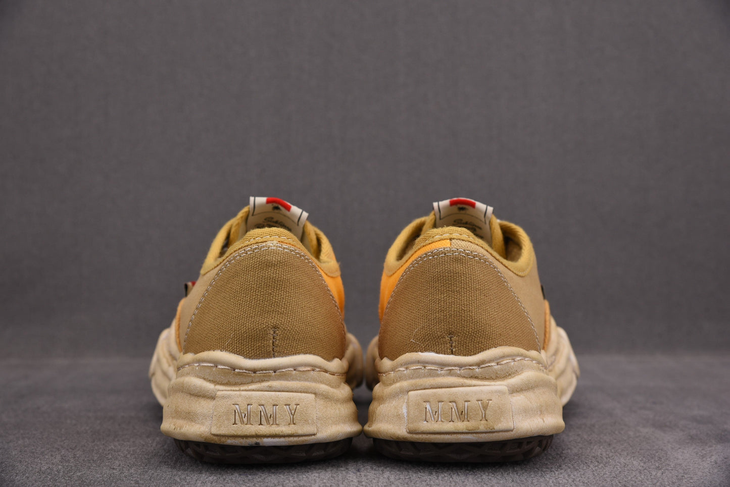 Maison Mihara Yasuiro Baker OD OG Sole Canvas Low Yellow