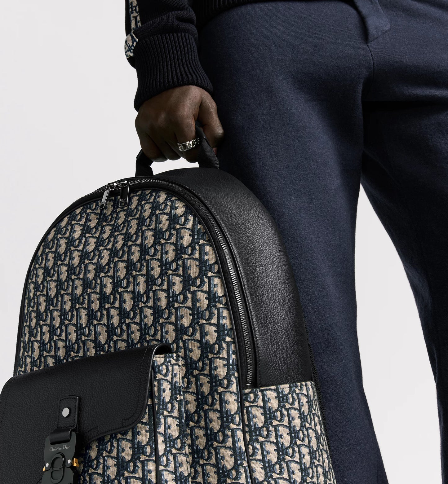 Dior Saddle Backpack with Zipper