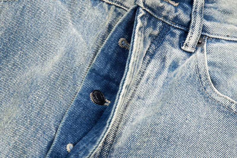 Balenciaga Oversized Wide-leg Jeans In Blue