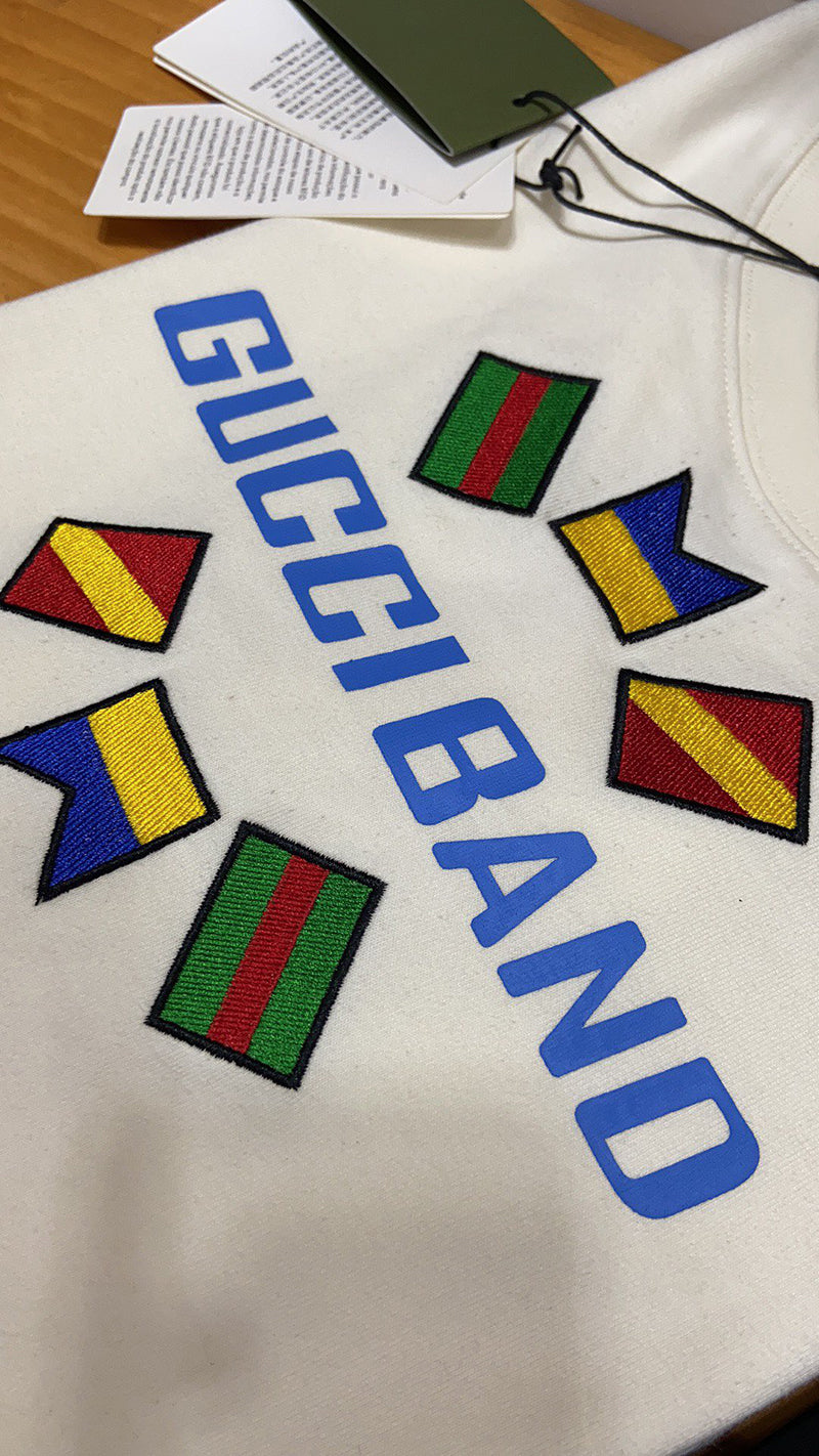 Gucci Band print oversize T-shirt