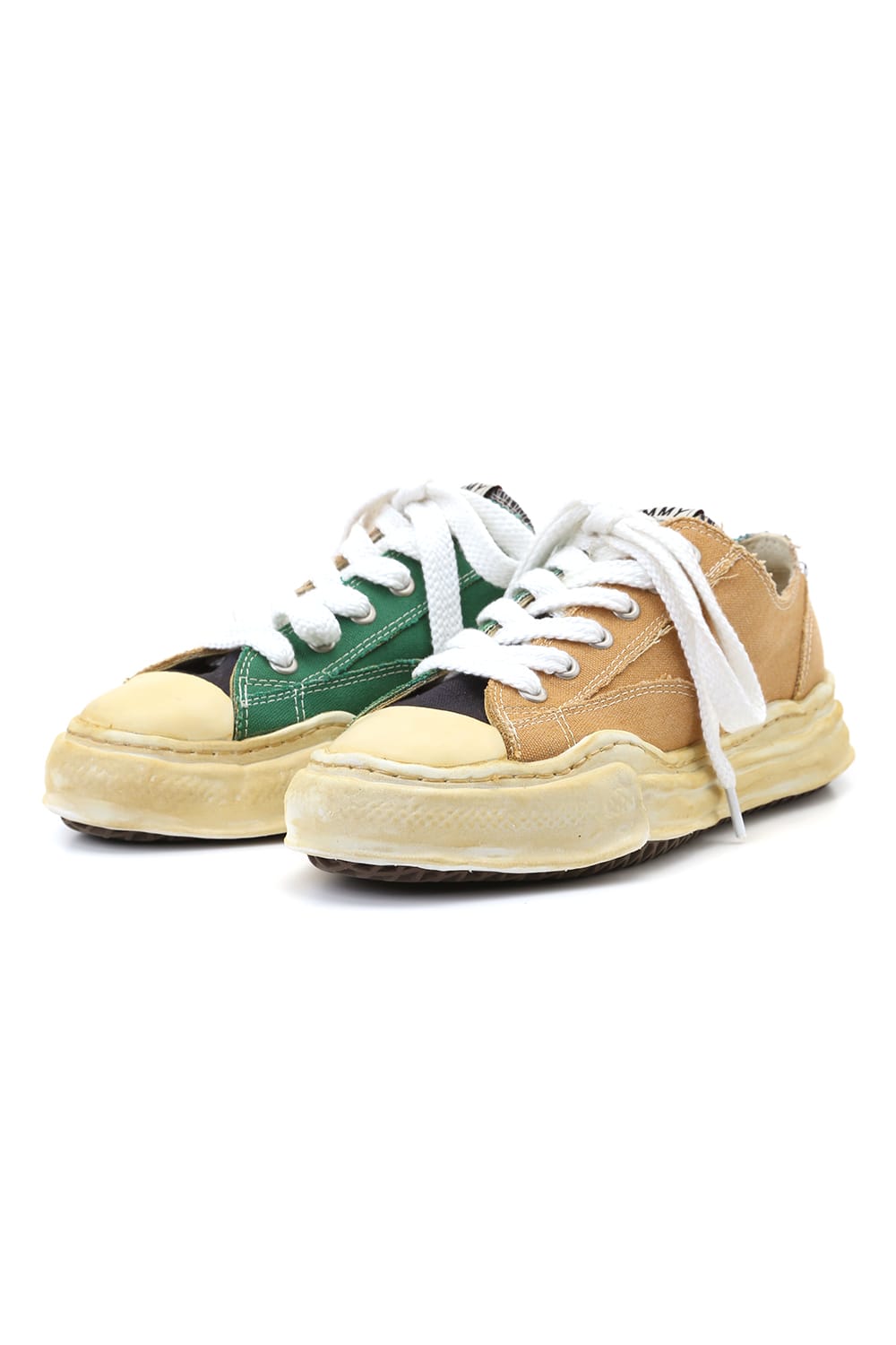 Maison Mihara Yasuhiro Peterson Low OG sole Overdyed Beige/Green