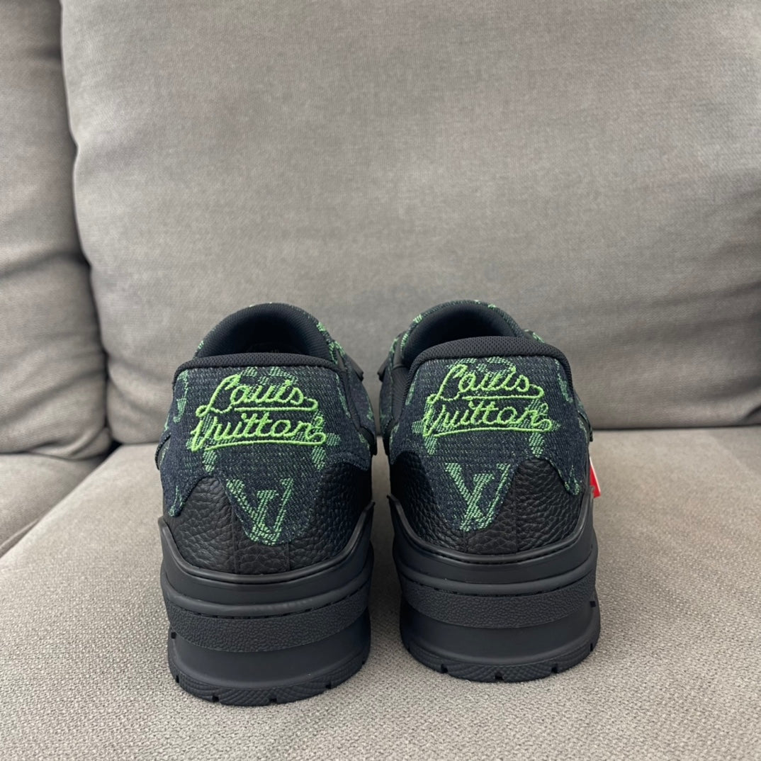 Louis Vuitton LV Trainer Nigo LV MADE Black Green