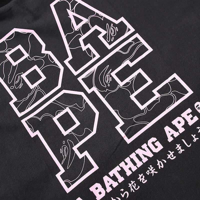 BAPE SAKURA PHOTO APE HEAD TEE (SS21) BLACK