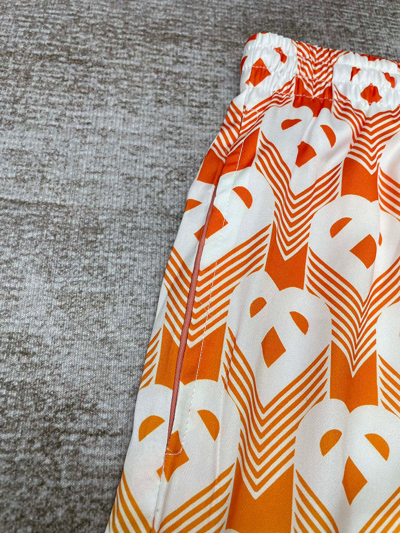 CASABLANCA Gradient Heart Monogram Sport Silk Short