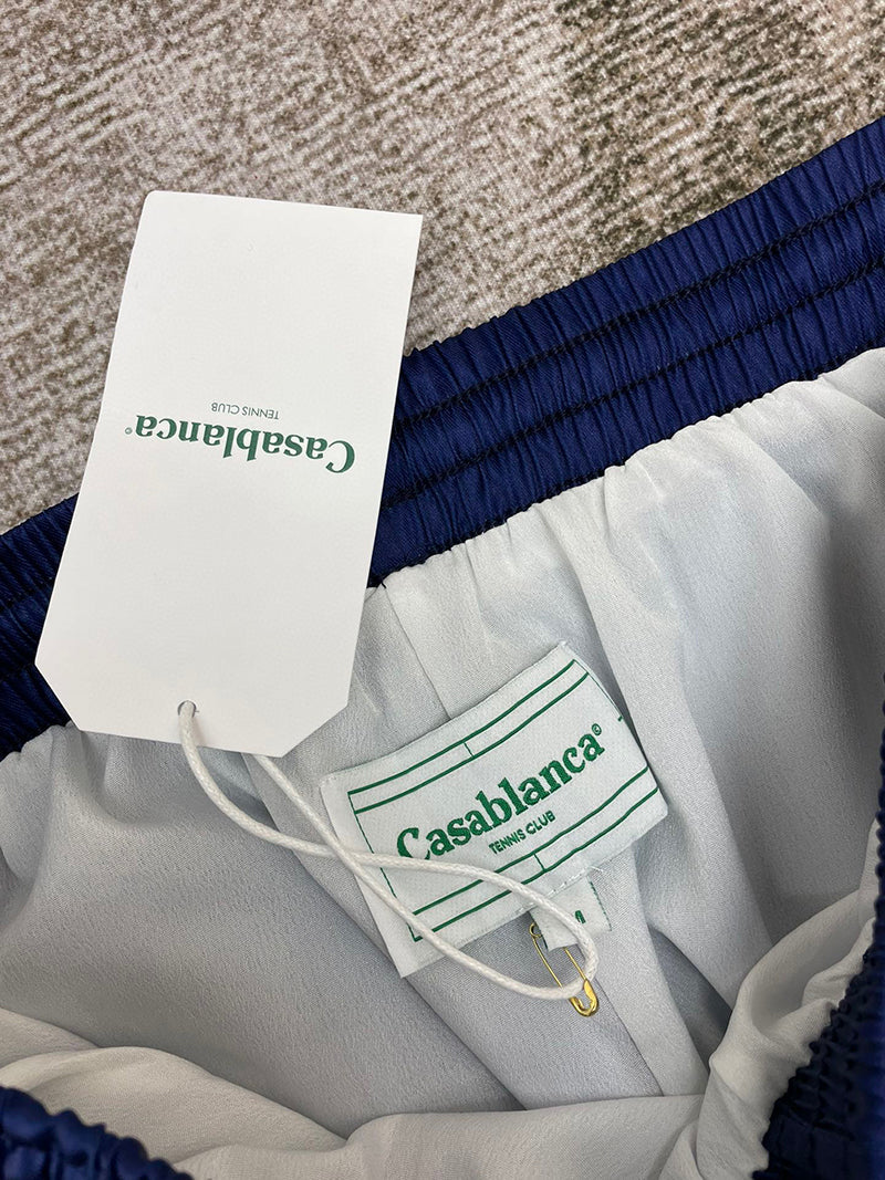 CASABLANCA Place Vendome Silk Shorts
