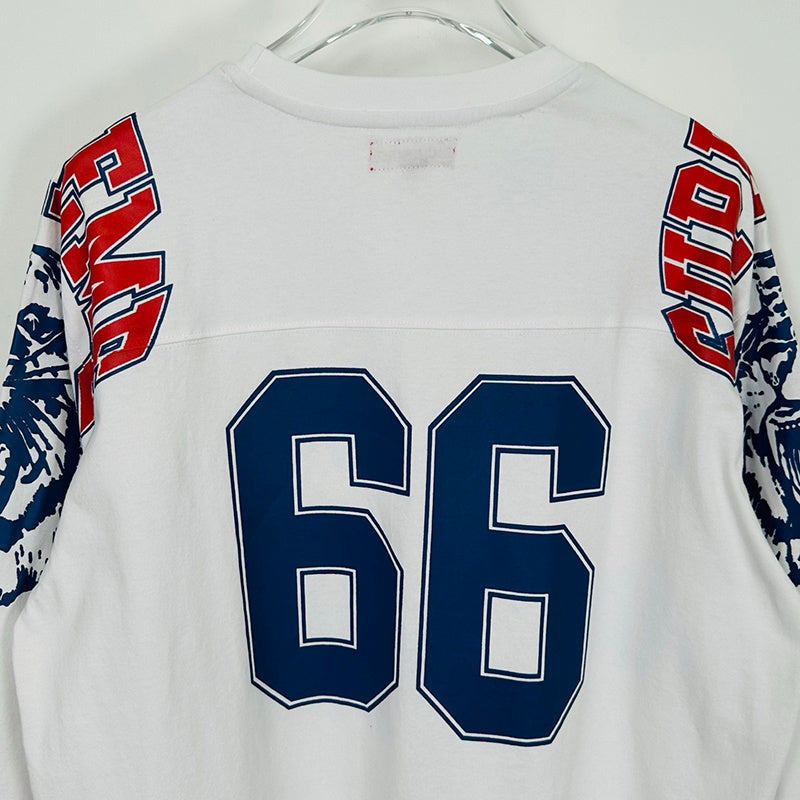 Supreme Mascot L/S Football Top White