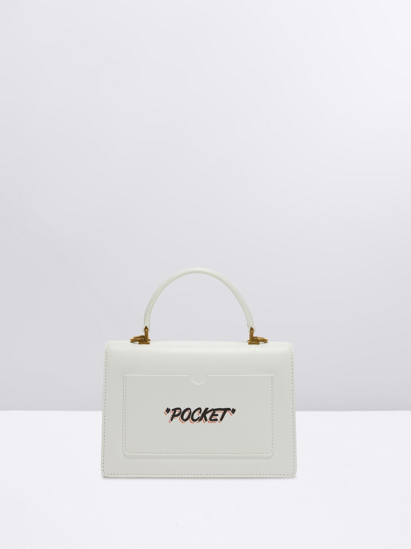 OFF-WHITE "CASH INSIDE" 1.4 Tote Jitney Bag White