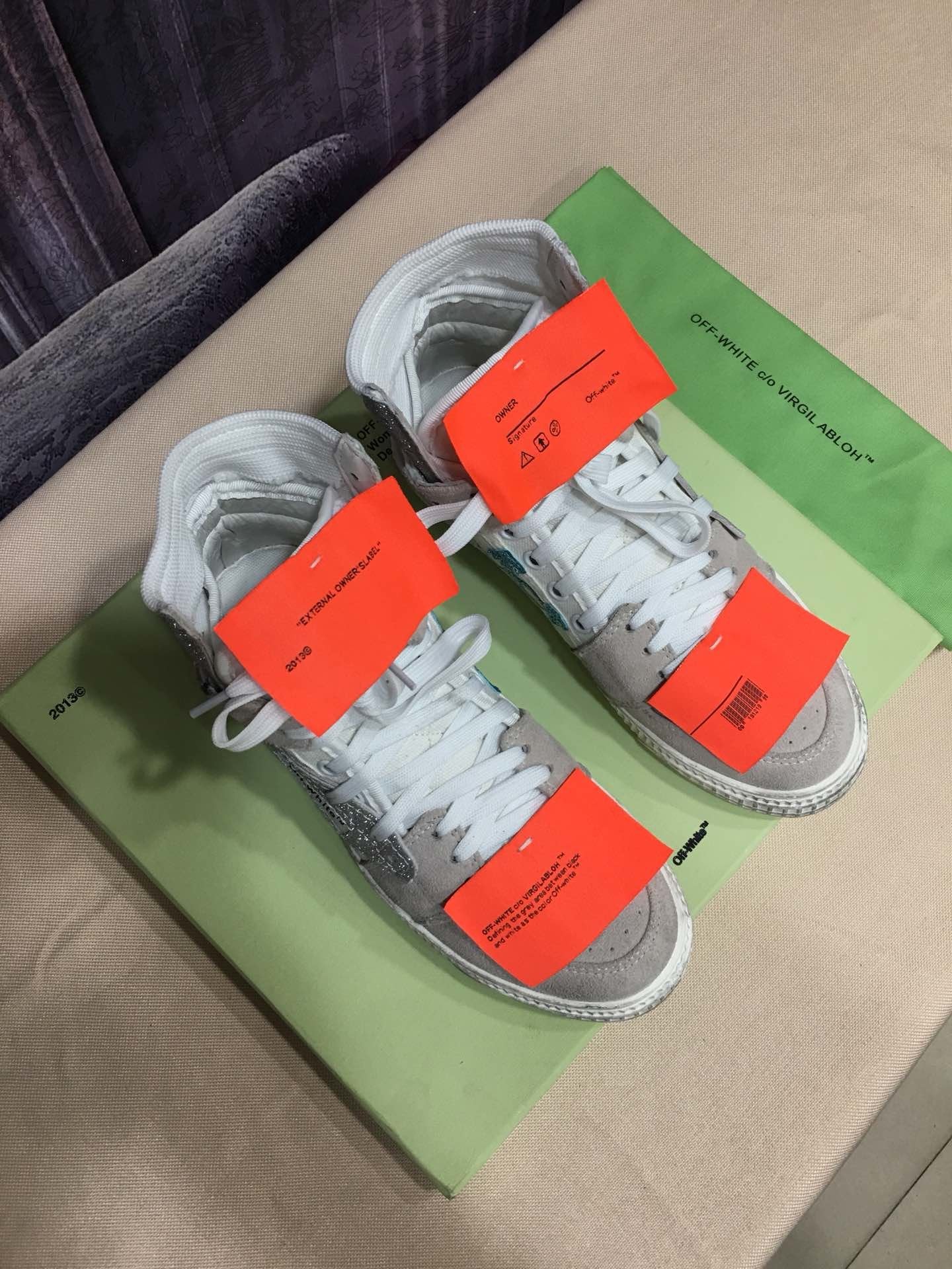 Off-White Off Court 3.0 High Beige FW19