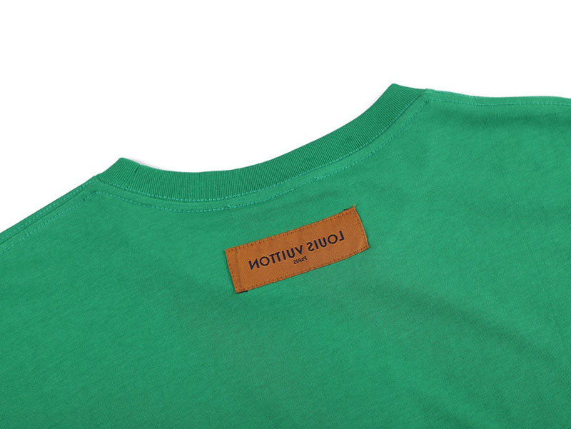 Louis Vuitton LV Debossed Tee Green