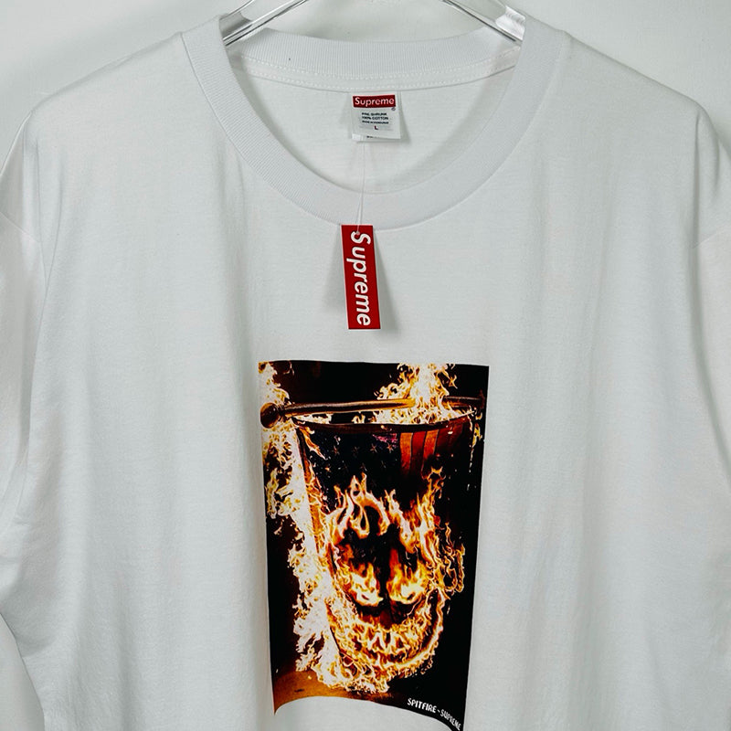 Supreme-Supreme x Spitfire SS26 Flag T-Shirt 'White'