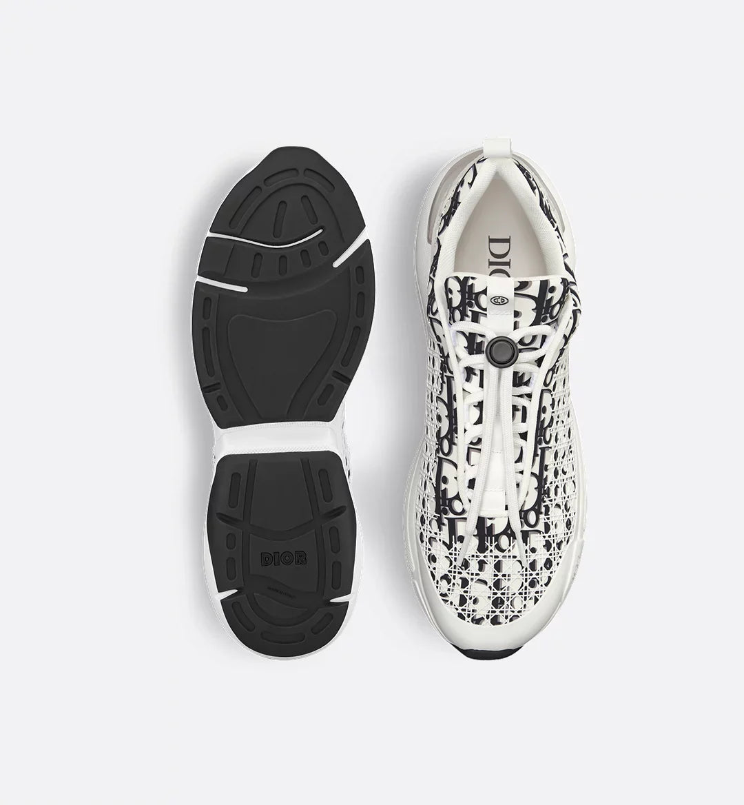 Dior B24 Oblicuo Motivo Cannage White