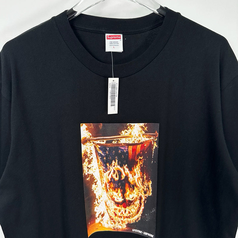 Supreme-Supreme x Spitfire SS26 Flag T-Shirt 'Black'