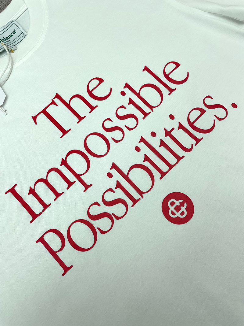 CASABLANCA Impossible Possibilities T-Shirt