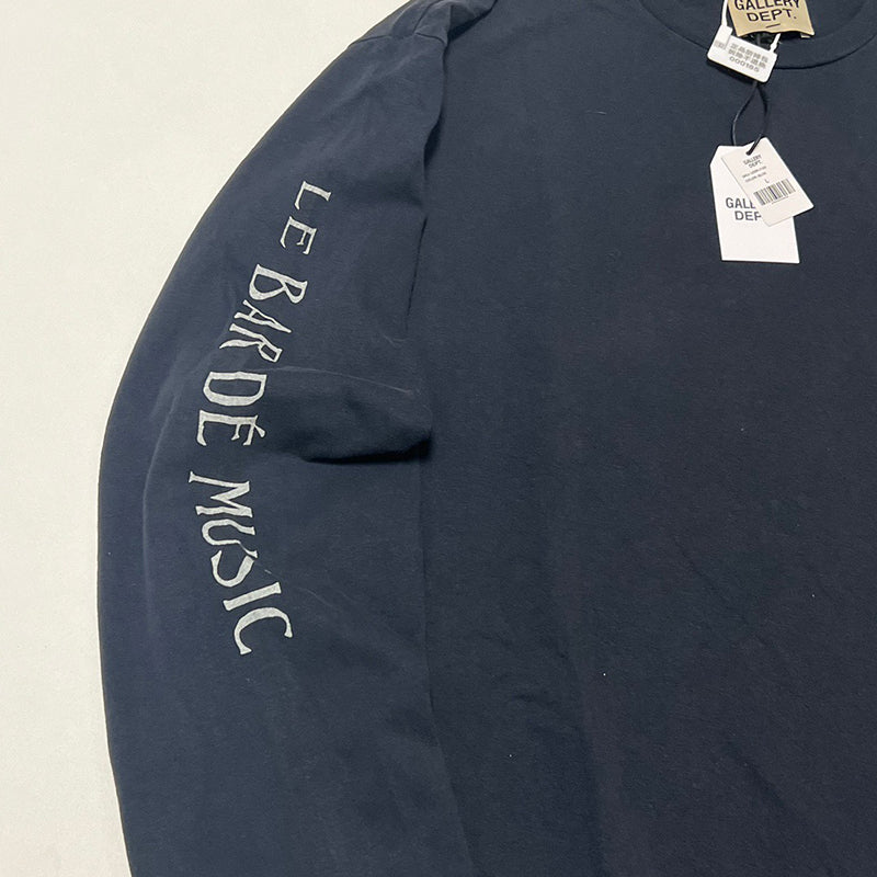 Gallery Dept. Le Bar Shop L/S Tee Navy