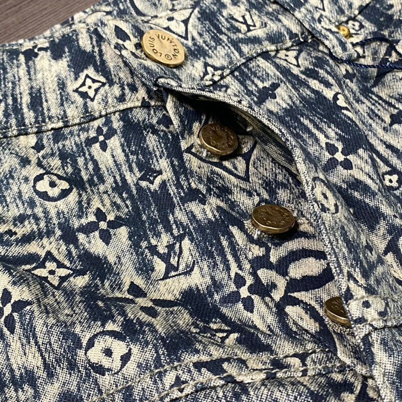 Louis Vuitton LV Monogram Tailored Denim Pants
