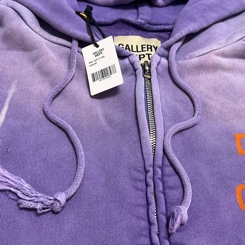 Gallery Dept. French Zip Hoodie Purple
