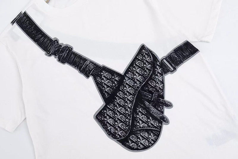 DIOR Homme Saddle Bag Print White T-shirt