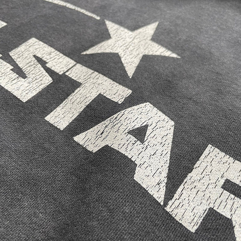 Hellstar Vintage washed Hoodie Black