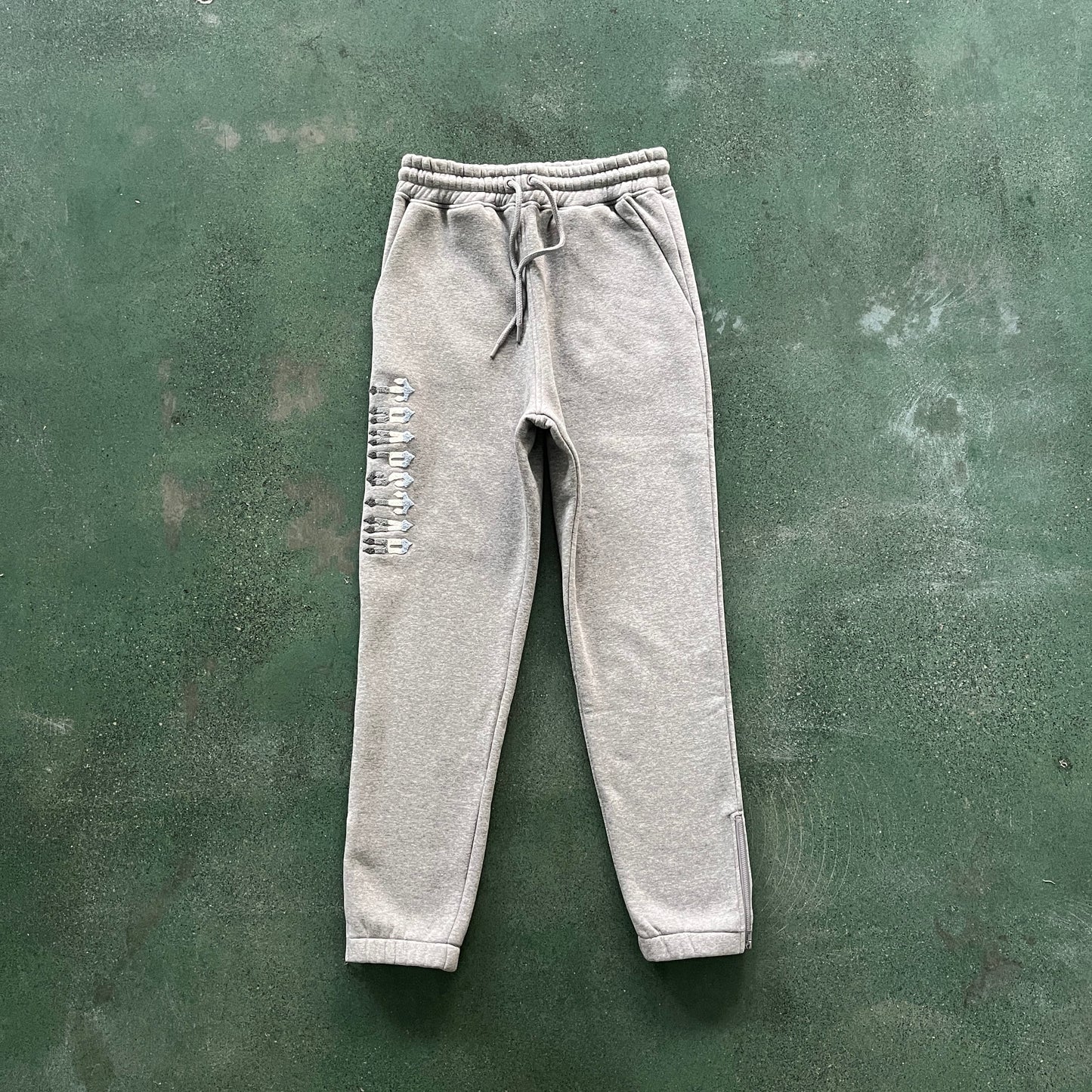 Tapstar Chenille Decoded 2.0 Hooded Tracksuit-Grey/Ice Blue