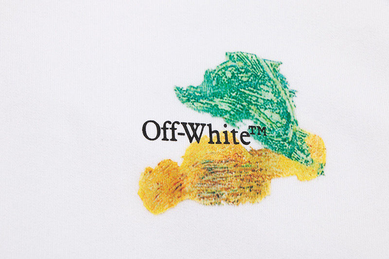 Off-White Brush Arrow Hoodie White