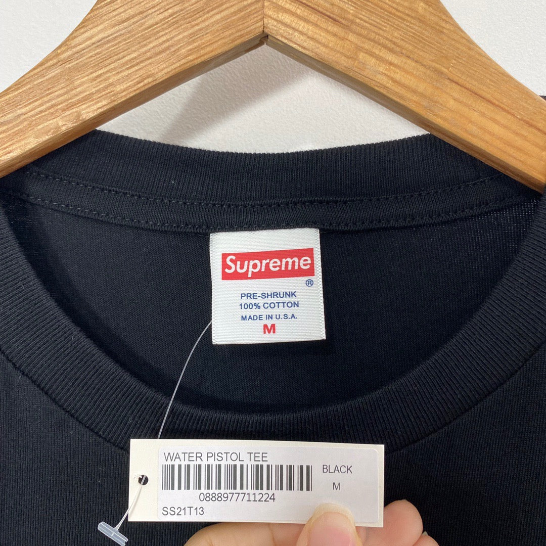 Supreme Water Pistol Tee Black - SS21