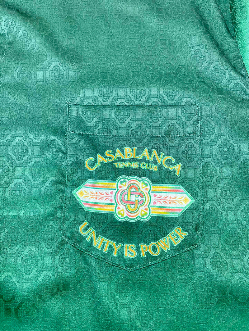 CASABLANCA Unity Is Power Silk Shirt