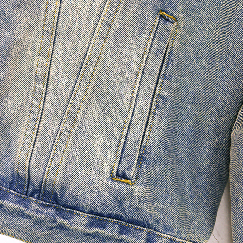 PALM ANGELS Oversized denim jacket Palm Angels