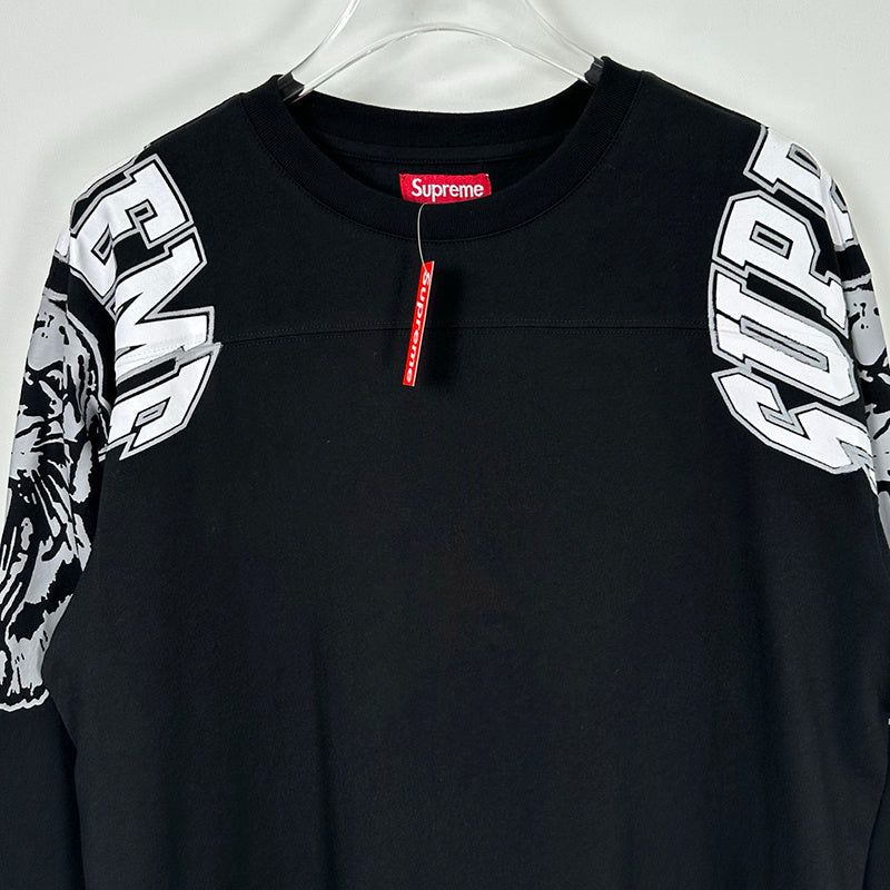 Supreme Mascot L/S Football Top Black