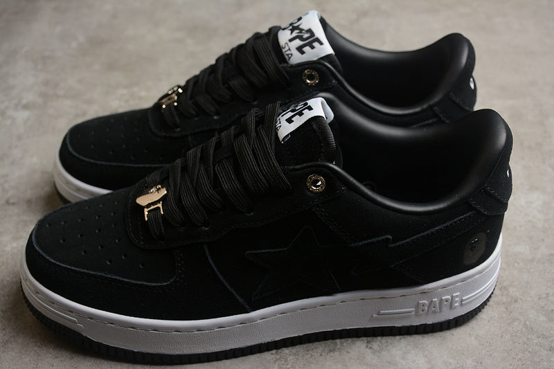 A Bathing Ape Bape Sta Black Suede