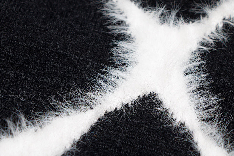 Off-White c/o Virgil Abloh Men's Black Arrow Intarsia Crew-neck Sweater