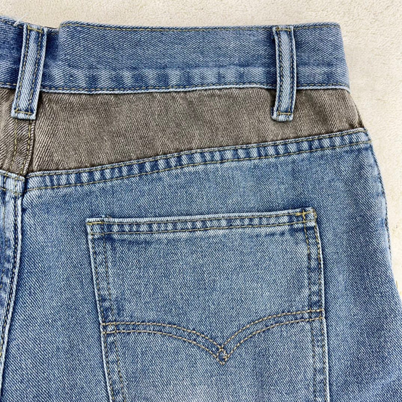 Gallery Dept. 'G' Patch Bronco Flare Straight-Leg Jeans - Blue