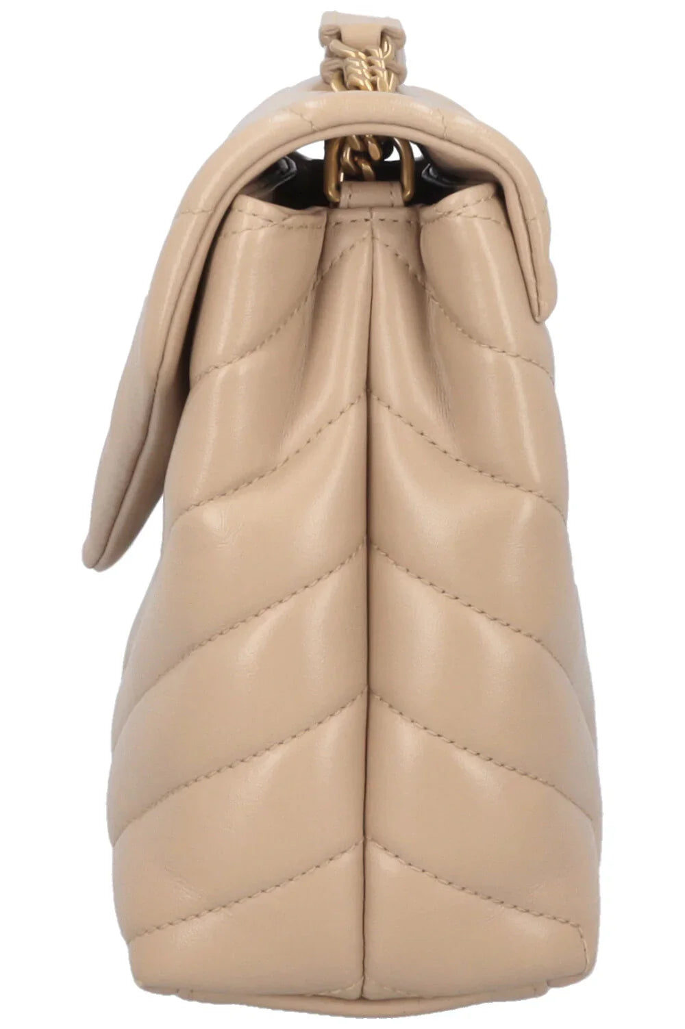 Saint Laurent Loulou Large YSL Shoulder Bag in Quilted Leather
