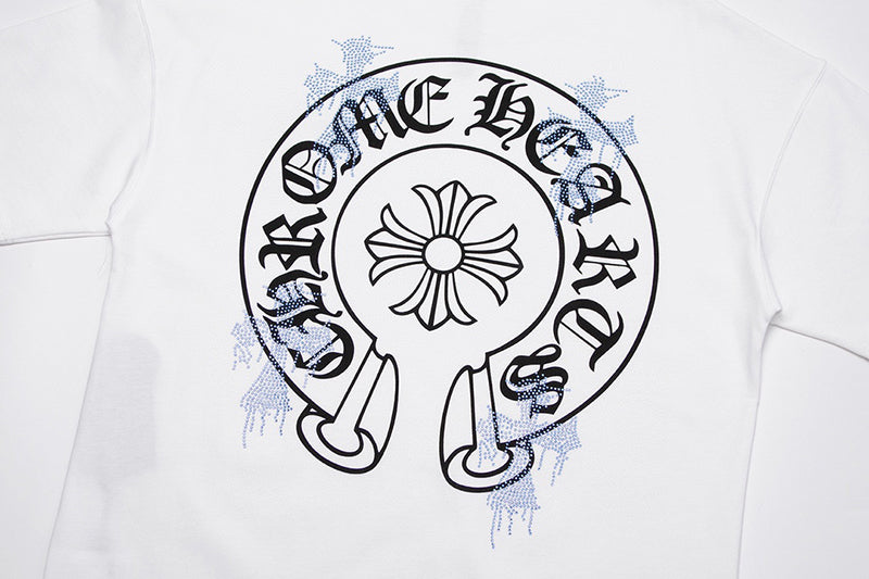 Chrome Hearts - Logo Cross Diamond T-Shirt White