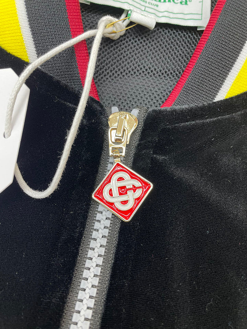 Casablanca  Laurel Track Jacket Black/Yellow