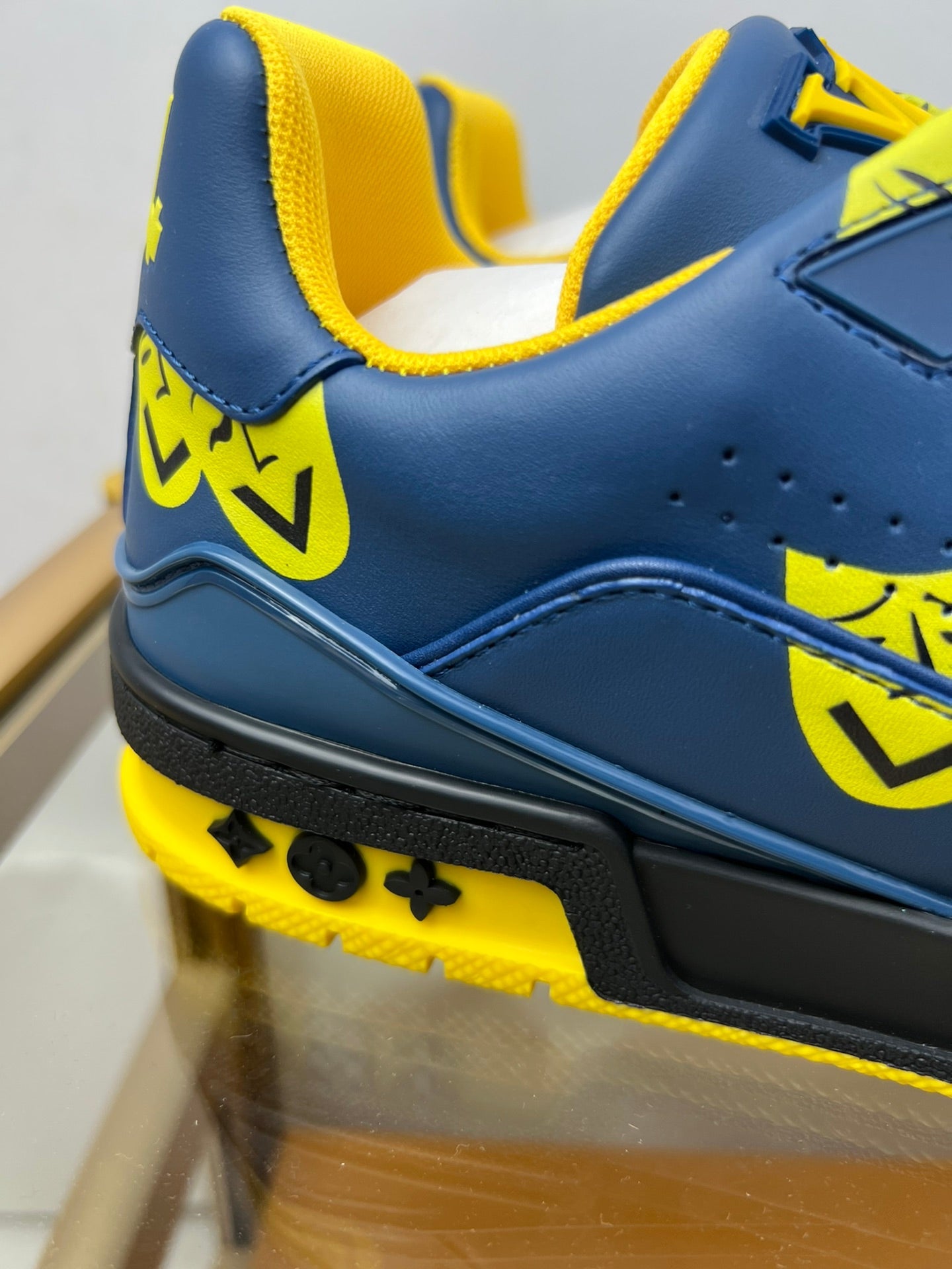 Louis Vuitton LV Trainer Navy Yellow