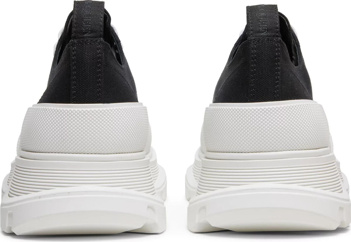 Alexander McQueen Tread Slick Lace Up 'Black White'