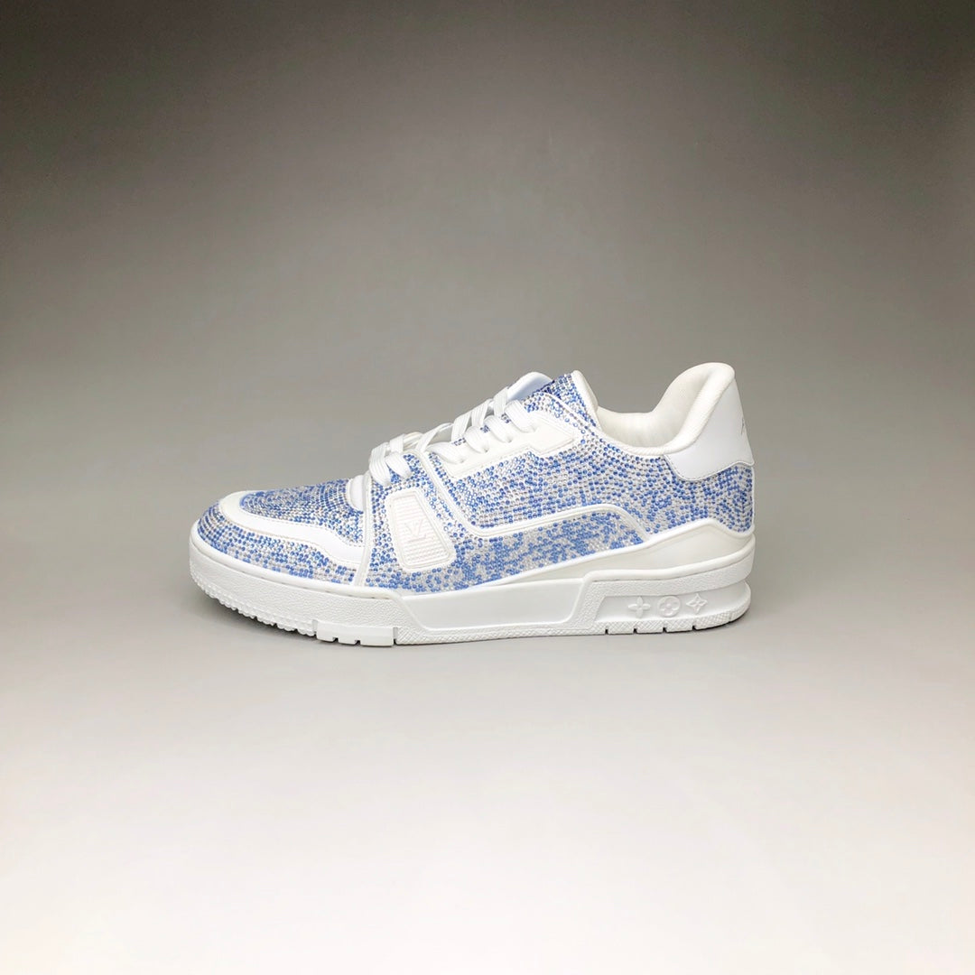 Louis Vuitton LV Trainer Azur Stone