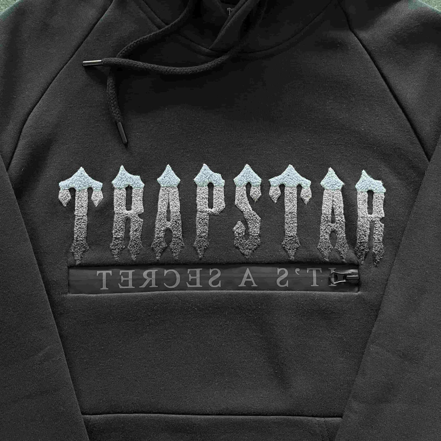 Tapstar Chenille Decoded 2.0 Hooded Tracksuit-Black/Grey
