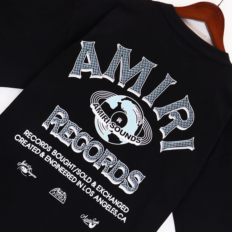 AMIRI Global Records Tee Black