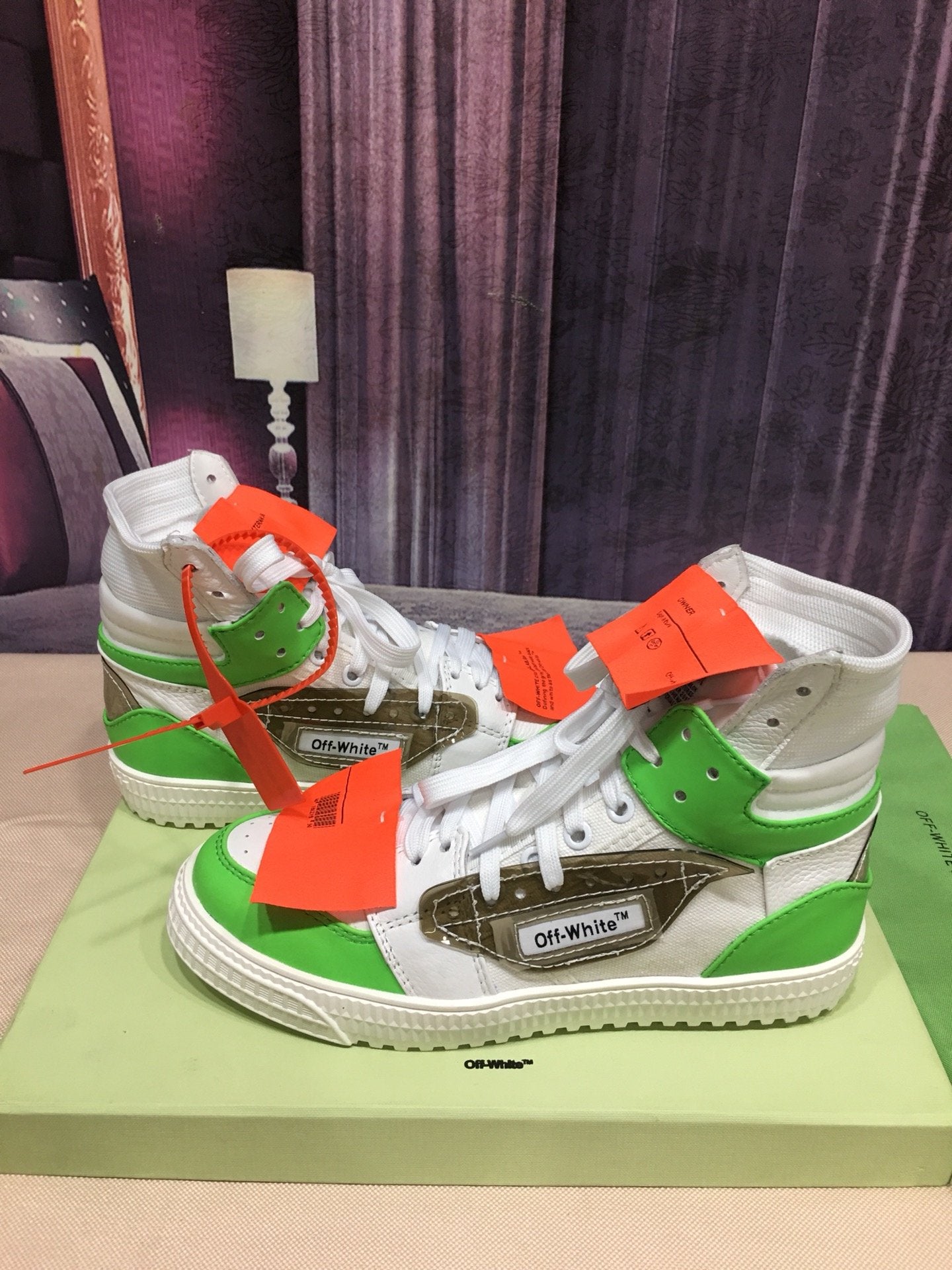 Off-White Off Court 3.0 High 'White Green'