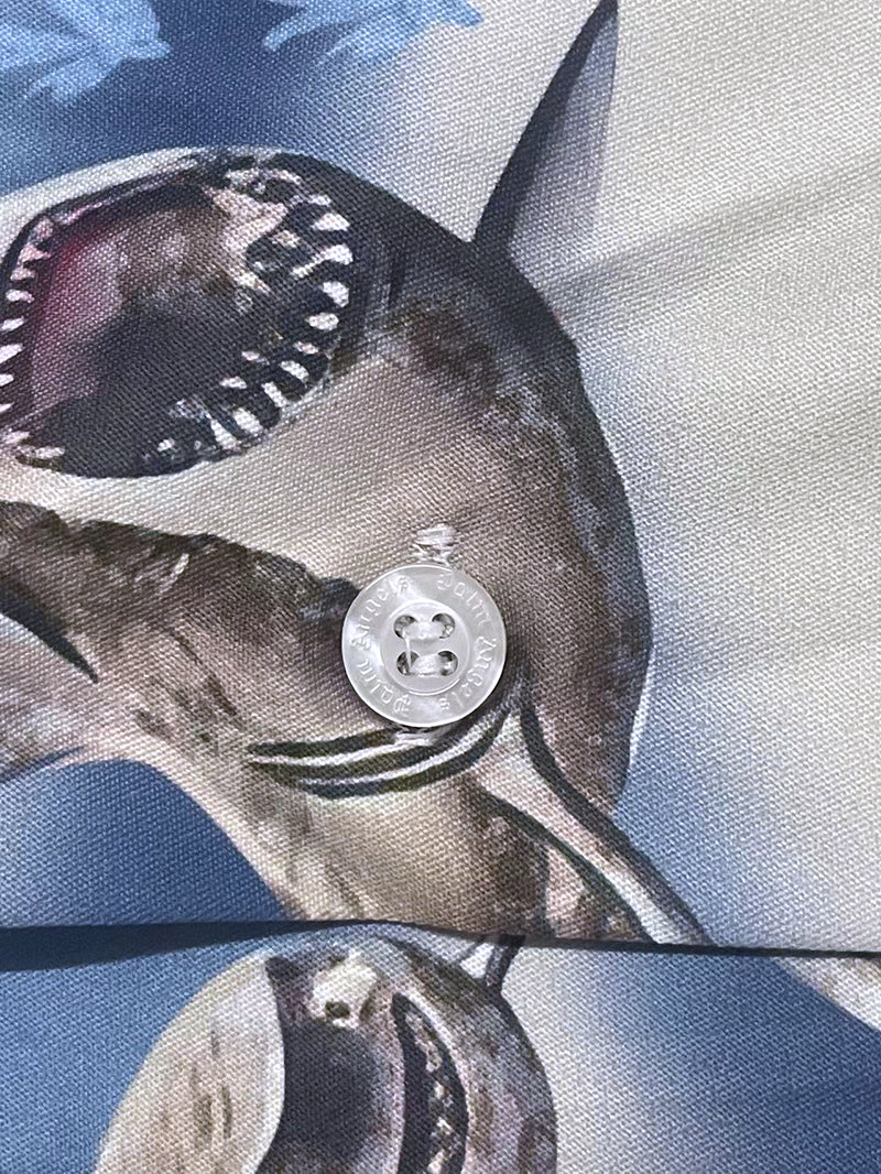 Palm Angels Sharks Bowling Shirt