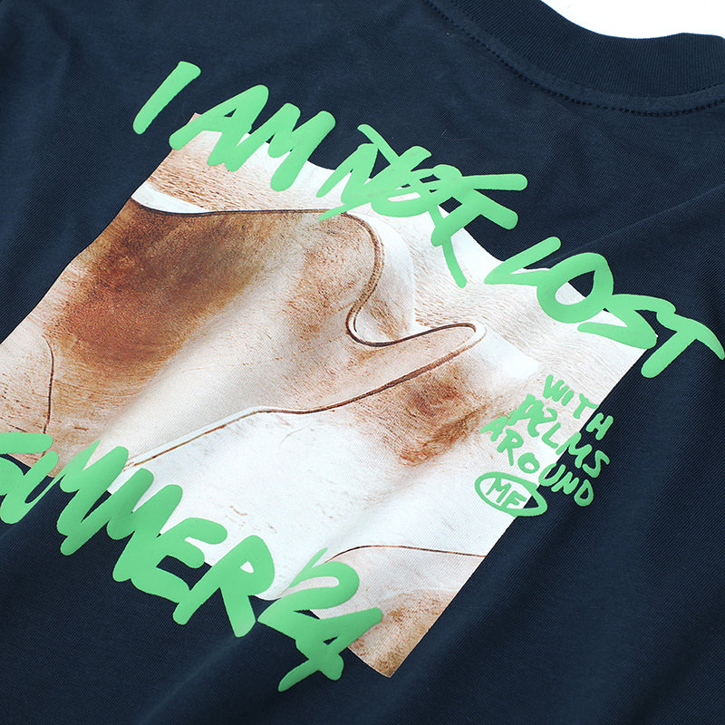 Palm Angels I Am Lost T-Shirt Blue