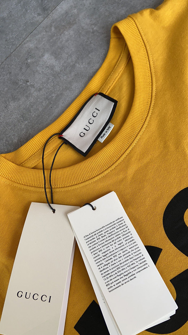 GUCCI x Freya Hartas 'Iccug' Logo T Shirt