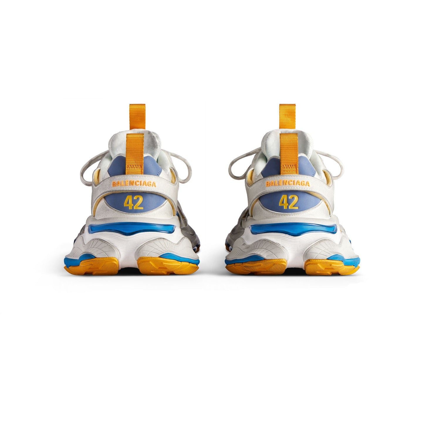 Balenciaga Cargo Sneaker 'Grey/White/Blue/Orange'