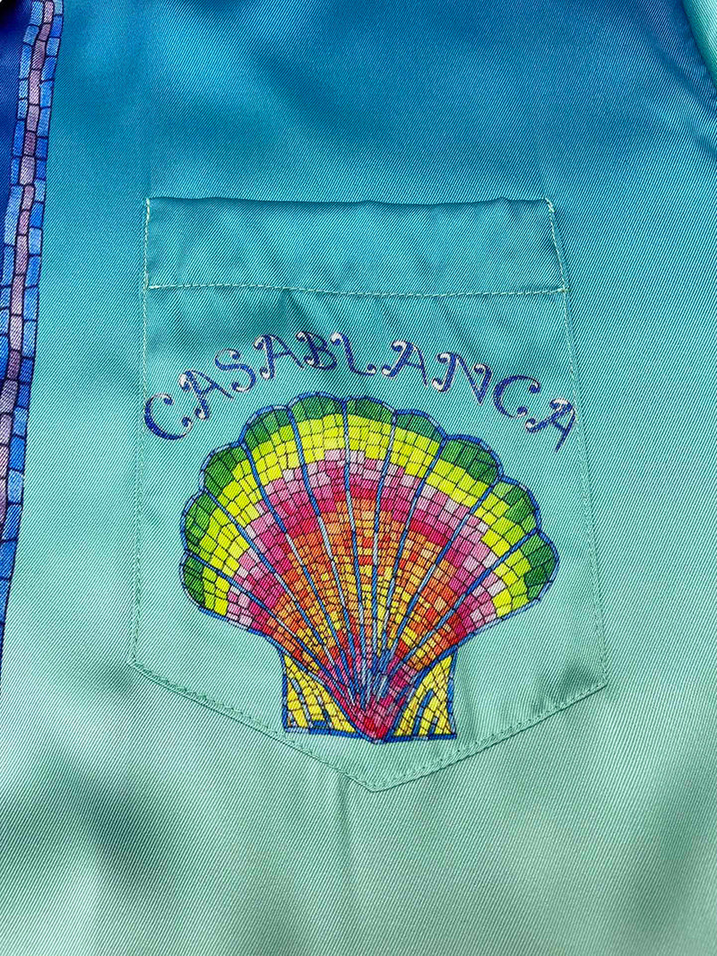 CASABLANCA Coquillage Coloré Silk Shirt