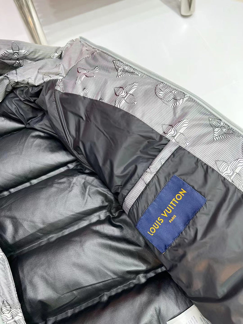 Louis Vuitton Metallic Monogram Puffer Jacket